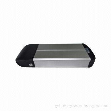 Rear Rack Style 36V, 10Ah Lithium-ion Battery Pack for Electric Bicycles